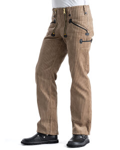Manchester Herren Zunfthose ohne Schlag  beige 102