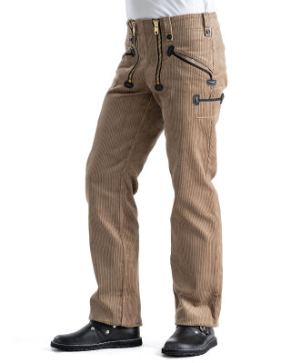 Manchester Herren Zunfthose ohne Schlag  beige 44