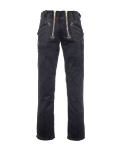 Manchester Herren Zunfthose ohne Schlag  schwarz 48