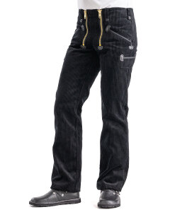 Manchester Herren Zunfthose ohne Schlag  schwarz 48
