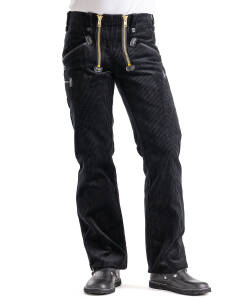 Manchester Herren Zunfthose ohne Schlag  schwarz 56
