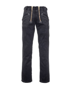Manchester Herren Zunfthose ohne Schlag  schwarz 58