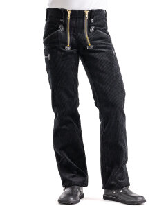 Manchester Herren Zunfthose ohne Schlag  schwarz 60