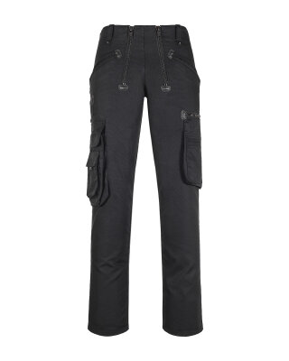 BigBag Herren Zunfthose ohne Schlag  schwarz 46