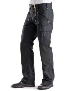 LongLife Herren Zunfthose ohne Schlag  schwarz 110