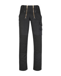 LongLife Herren Zunfthose ohne Schlag  schwarz 26