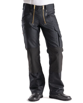 LongLife Herren Zunfthose ohne Schlag  schwarz 26