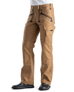 LongLife Herren Zunfthose ohne Schlag  braun 25