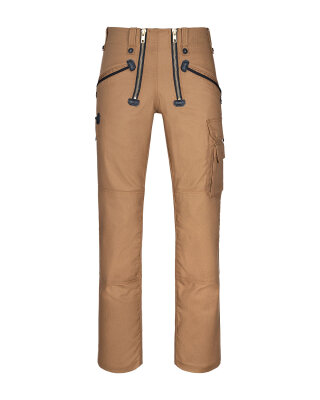 LongLife Herren Zunfthose ohne Schlag  braun 28