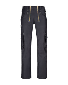 Lars Herren Zunfthose ohne Schlag  schwarz 27