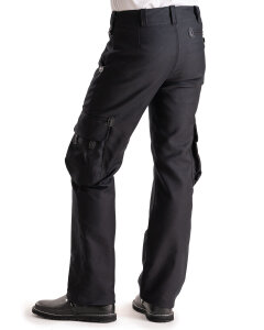 Lars Herren Zunfthose ohne Schlag  schwarz 50