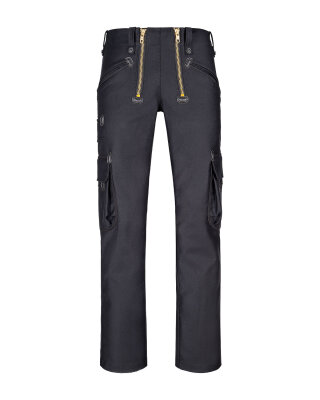 Lars Herren Zunfthose ohne Schlag  schwarz 98