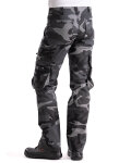 Max Herren Zunfthose ohne Schlag  grau-camouflage 110