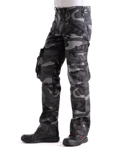 Max Herren Zunfthose ohne Schlag  grau-camouflage 50