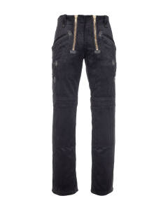 Damin Herren Zunfthose ohne Schlag  schwarz 25