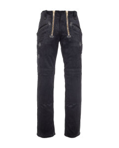 Damin Herren Zunfthose ohne Schlag  schwarz 27