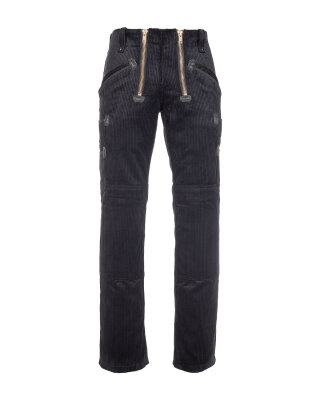 Damin Herren Zunfthose ohne Schlag  schwarz 60