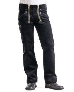 Walter Herren Zunfthose ohne Schlag  schwarz 58