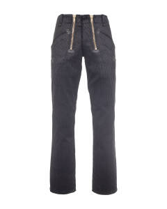 Walter Herren Zunfthose ohne Schlag  schwarz 60