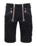 Liam Herren Kurze Zunfthose  schwarz 50