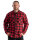 Olaf Herren Hemd-Jacke  rot-schwarz-kariert M