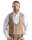Manchester Herren Zunftweste kurzer Rücken  beige S