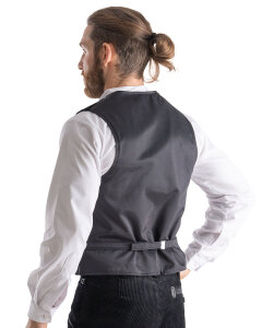 Manchester Herren Zunftweste kurzer Rücken  schwarz 2XL