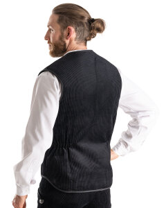 Munich Herren Winterweste - Webpelz  schwarz 2XL