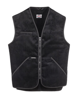 Munich Herren Winterweste - Webpelz  schwarz M