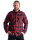 Milan Herren Hemd-Jacke  dunkelblau-rot-kariert M