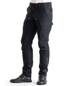 Noah Herren Zunfthose ohne Schlag  schwarz 24