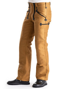 Alfred Herren Zunfthose ohne Schlag  braun 24