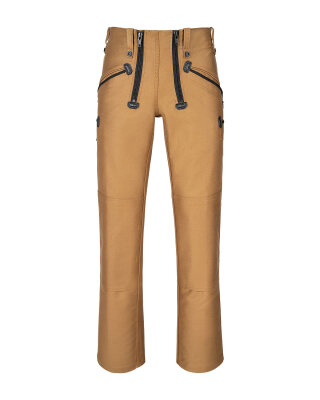 Alfred Herren Zunfthose ohne Schlag  braun 25