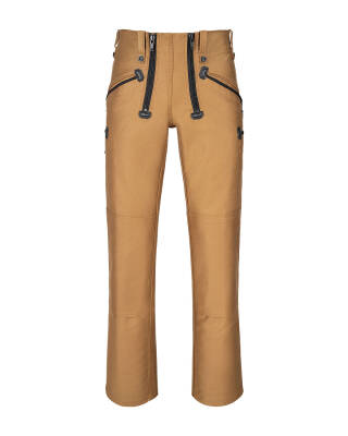 Alfred Herren Zunfthose ohne Schlag  braun 60