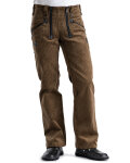 Virgis Herren Zunfthose ohne Schlag  olivbraun 56