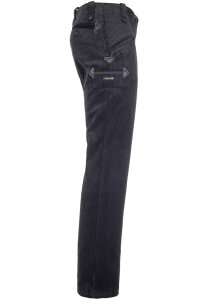 Virgis Herren Zunfthose ohne Schlag  schwarz 48