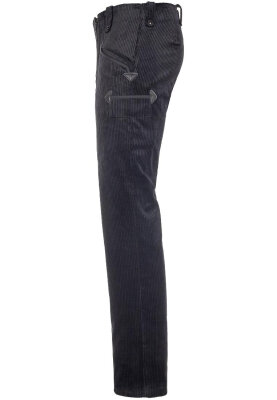 Virgis Herren Zunfthose ohne Schlag  schwarz 94