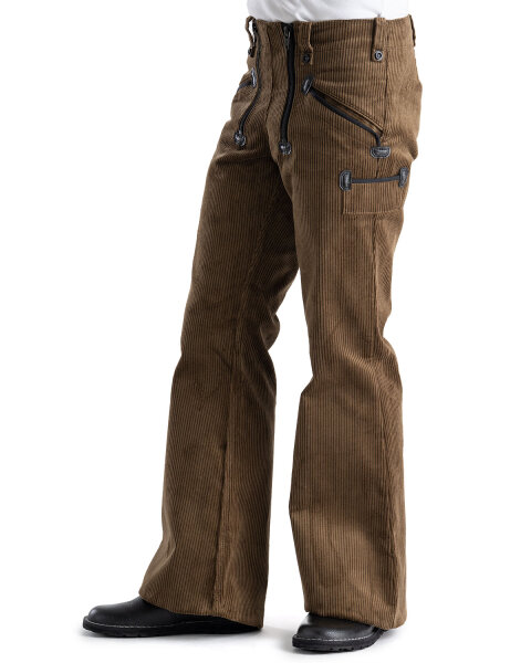 Darius Herren Zunfthose mit Schlag  olivbraun 24