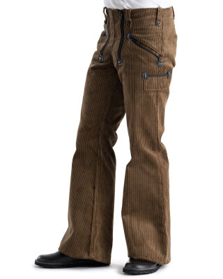 Darius Herren Zunfthose mit Schlag  olivbraun 24