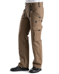 Ingo Herren Zunfthose ohne Schlag  nussbraun 24