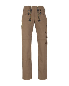 Ingo Herren Zunfthose ohne Schlag  nussbraun 54