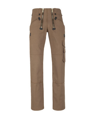 Ingo Herren Zunfthose ohne Schlag  nussbraun 56