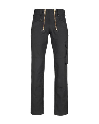 Ingo Herren Zunfthose ohne Schlag  schwarz 52