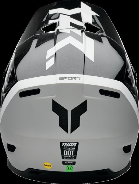 Helmet Reflex Sport Riot Bk/wh