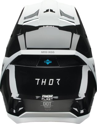 Helmet Fleet Yth Storm Bk/wh M