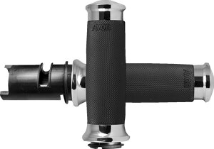 Grips Custom Contour Chrome Tb