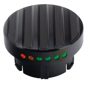 GZP Blk ribbed LED fuel gauge cap 96-17