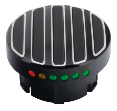 GZP Blk/cut ribbed LED fuel gauge 96-17 (IT)