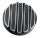 GZP black cut ribbed screw-in cap 82-e18 (IT)