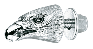 GZP Chrome Eagle head krommet red eyes (IT)
